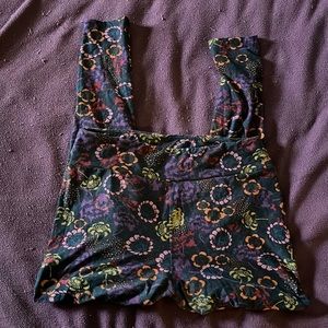 LuLaroe flower leggings, tall and curvy